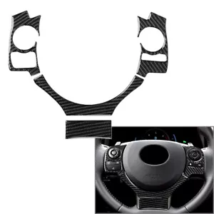 For Lexus IS250 NX200 200t 300h Type A Carbon Fiber 4x Steering Wheel Cover Trim - Picture 1 of 7