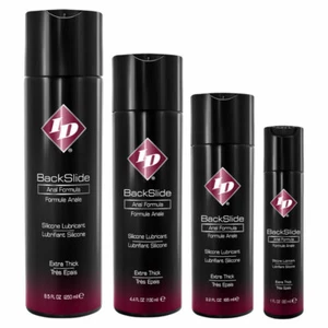 ID BackSlide ANAL lubricant * Silicone based personal gay lube x 30 65 130 250ml - Picture 1 of 5