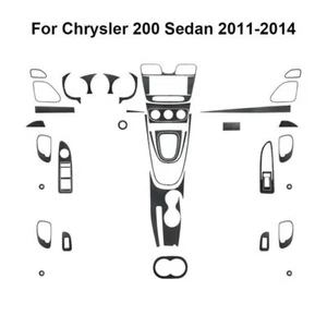 Kit de cubierta interior completo de fibra de carbono 38 piezas para Chrysler 200 sedán 2011-2014 - Imagen 1 de 21