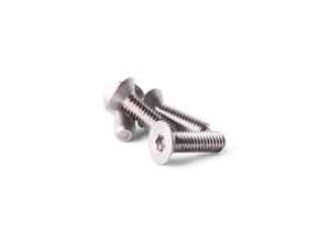M3x10 Titanium Screws Flat Head 4 pieces 6AL4V Aerospace Grade - M3x10 Bolts - Picture 1 of 1