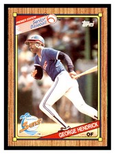 1989 Topps Senior League #12 GEORGE HENDRICK Gold Coast Suns