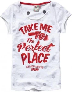 -60% Vingino T-Shirt Gr. 116/6Y~Tupfen inside out Look~NEU~NP 34,99€ - Picture 1 of 2