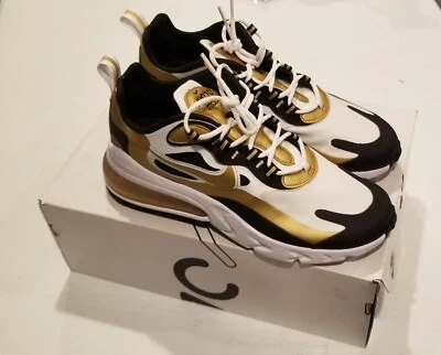 Nike Air Max 270 React Men's Size 8 Gold Metallic - Image 1 of 4