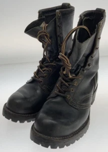 Wesco Job Master Men's Work Boots Leather Black Old Logo No Box size US8 - Picture 1 of 6