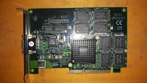 3DFX Voodoo Banshee AGP 16MB SGRAM Retro 3D DirectX Glide Windows 95 98 - Photo 1/2