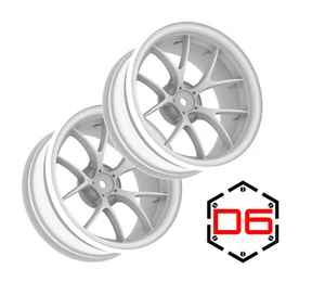 3RACING SAK-D646 M6 SPOKE Y-SHAPE 6mm OFFSET 1/10 SAKURA D5 SPORT D5S DRIFT CAR - Picture 1 of 3