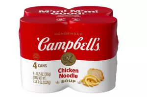 Zuppa di spaghetti di pollo condensata di Campbell, lattina da 10,75 once confezione da 4 - Foto 1 di 2