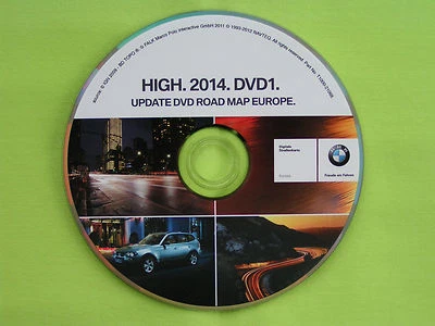 DVD NAVIGATION DEUTSCHLAND + EU 2014 BMW ROAD MAP HIGH 3er 5er 7er X3 X5 Z4 Z8 - Bild 1 von 2