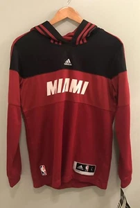 Miami Heat Pullover With Hood Adidas Size Youth Large (14/16) New With Tags NBA - Picture 1 of 5