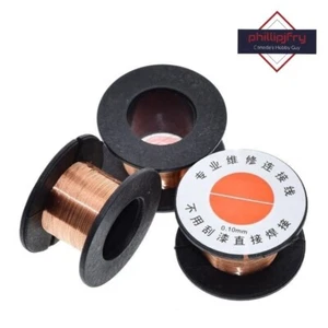 1pc PCB Link Wire 0.1mm Copper Soldering Wire Jump Line PCB Welding - Photo 1 sur 6