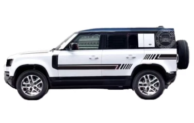 Graphics Side Door Car Sticker Decal For Land Rover Defender 110 90 Sport Stripe - Image 1 of 4