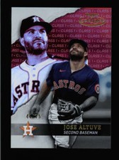 JOSE ALTUVE 2020 TOPPS GOLD LABEL #42 CLASS ONE RED PARALLEL #44/75 BA8053