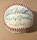 500 Home Run Club Signed Ball. 11 Signatures Including Mantle And Williams. JSA