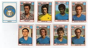 PANINI FOOTBALL 76 écusson de Bastia et 8 joueurs /RU151 - Imagen 1 de 2