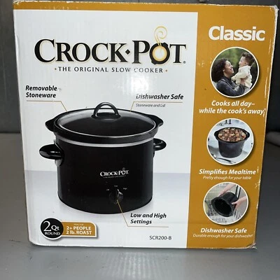 Crock-Pot SCR200-B Manual Slow Cooker, 2 Quart - Image 1 of 4