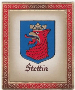 BLASON WAPPEN COAT OF ARMS SZCZECIN STETTIN POLSKA POLEN POLAND IMAGE CARD - Picture 1 of 2