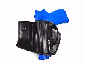 Holster and Mag Pouch Combo - OWB Leather Belt Holster Fits Bersa Thunder Ultra