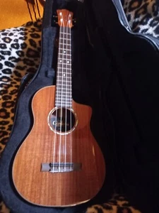 Cordoba 35T-CE Tenor electric/acoustic Solid Acacia w/Abalone & Mother of Pearl - Picture 1 of 5