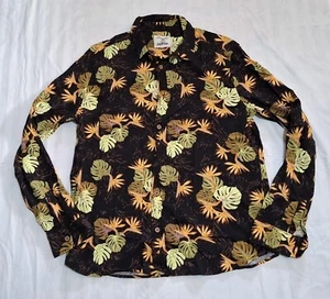 Mambo Shirt Men's Large Smart Arts Floral Button Up Party Loud New D164 - Picture 1 of 5