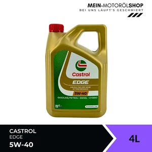 Castrol Edge 5W-40 VW 505 Renault Opel MB 229 Ford Fiat ACEA C3 4 Liter - Bild 1 von 6