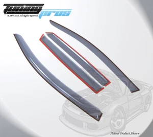 Light Gray Rain Visor Deflector 4pcs Out Channel For Dodge Caliber Sedan 2007-12 - Picture 1 of 4