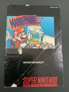 MARIO PAINT Manual SNES Super Nintendo - Picture 1 of 2