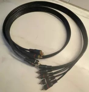 NUEVO cable RCD de banda ancha All Systems 6 pies 5 vías RCA - Imagen 1 de 6