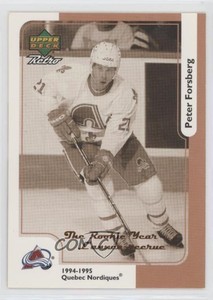 1999-00 Upper Deck Retro McDonald's Peter Forsberg #MCD-10R HOF