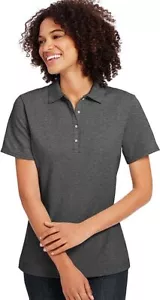 Hanes Womens X-Temp Pique Sport Shirt with Fresh IQ - Picture 1 of 9