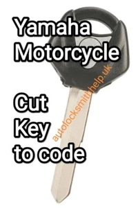 Llaves de motocicleta Yamaha cortadas a código, códigos de llaves - Imagen 1 de 1