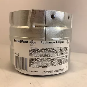 DuraVent adattatore elettrodomestico in acciaio inox con diametro interno 4 pollici zincato - Foto 1 di 4