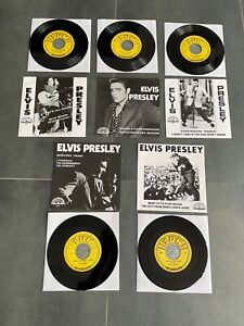 ELVIS PRESLEY - 5 SUN Singles + Cover - Repro
