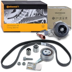 ZAHNRIEMENSATZ CONTINENTAL +WAPU FÜR AUDI A1 A3 A4 A6 SEAT SKODA VW TDI-MOTOREN - Bild 1 von 12