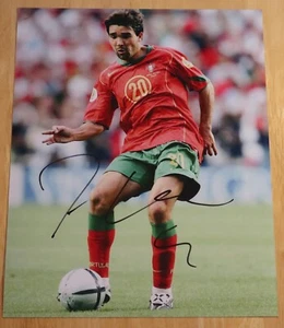 DEKO PORTUGAL PERSÖNLICH SIGNIERTES AUTOGRAMM 10X8 FOTO FUSSBALL - Bild 1 von 1