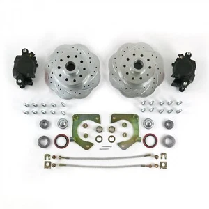 74-78 Ford Mustang II 11" Front Disc Brake Conversion + SS LINES Fits OE Spindle - Picture 1 of 1
