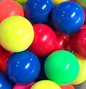 24 Bright Color Mix Rubber Bouncy Balls: Fun Gifts - Party Favors ~ 1"in (27mm) - Picture 1 of 8