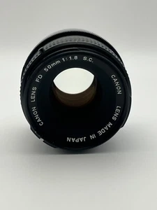 [Exc] Canon FD 50mm f1.8 S.C manual focus Standard Lens From JAPAN  437718 - Picture 1 of 20