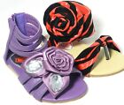 Toddler Girls Summer Gladiator Flat Sandal T-Strap Thong Shoes Sz 5-10