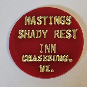 Hasting's Shandy Rest In Chaseburg, WI plastica buona per gettone P-257 - Foto 1 di 2