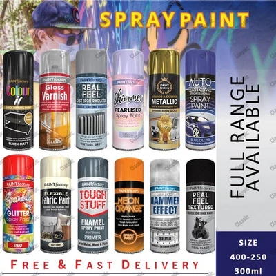 Vernice spray multiuso aerosol opaco lucido satinato primer metallo legno plastica - Immagine 1 di 2