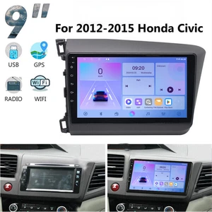 Radio estéreo para automóvil Carplay 8G+128G Android 13 GPS WiFi para Honda Civic 2012-2015 - Imagen 1 de 19
