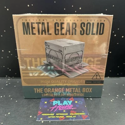 METAL GEAR SOLID THE ORANGE METAL BOX LIMITED EDITION NUOVO FANATTIK SIGILLATO - Immagine 1 di 4