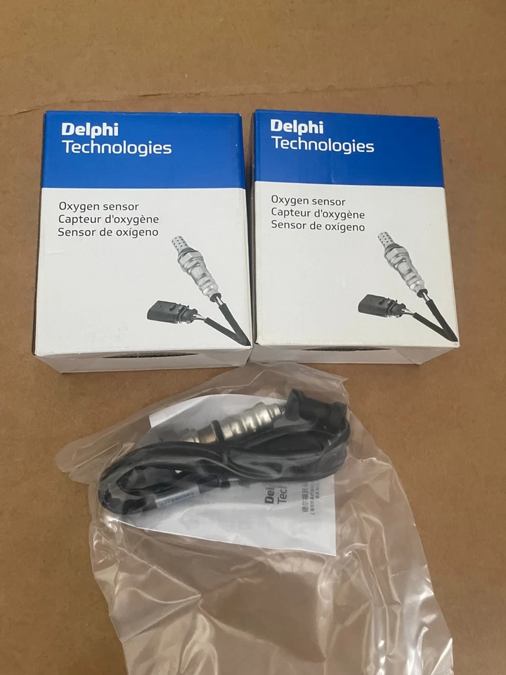 2 件 Delphi 原始设备制造商氧气传感器适用于大众 R32 捷达甲壳虫帕萨特高尔夫城捷达城 — 第 1/1 张图片