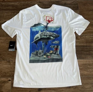 NUEVA Camiseta Nike Baloncesto Kevin Durant KD Blanca Para Hombre Talla XL TIBURÓN 808254 - Imagen 1 de 9