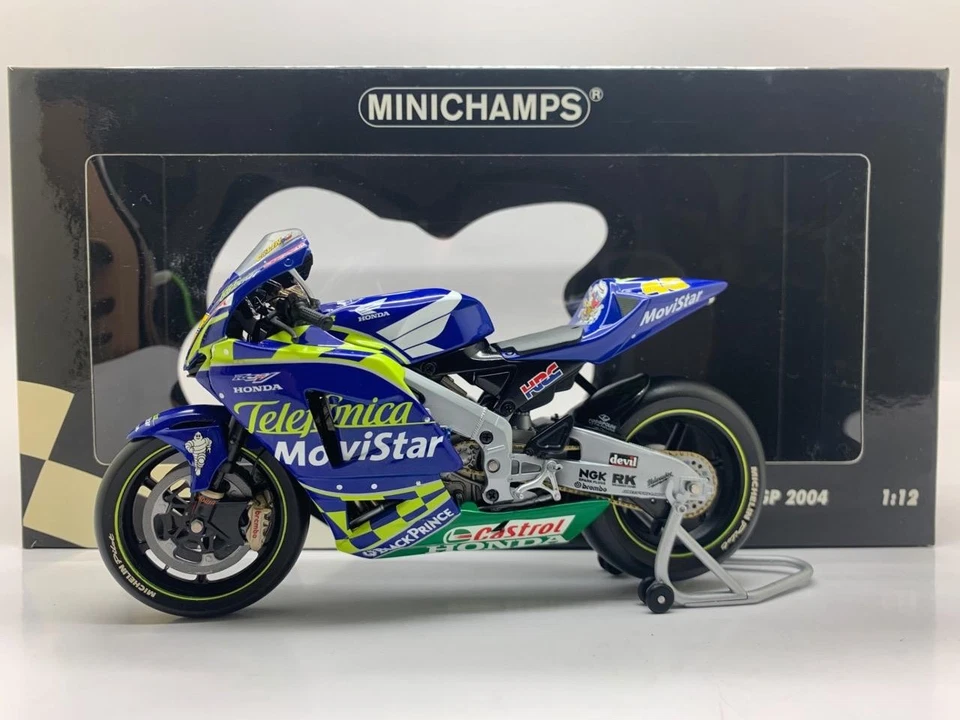 MINICHAMPS HONDA RC211V TELEFONICA MOVISTAR EDWARDS MOTOGP 2004 122 041045 1/12 - Image 1 of 1