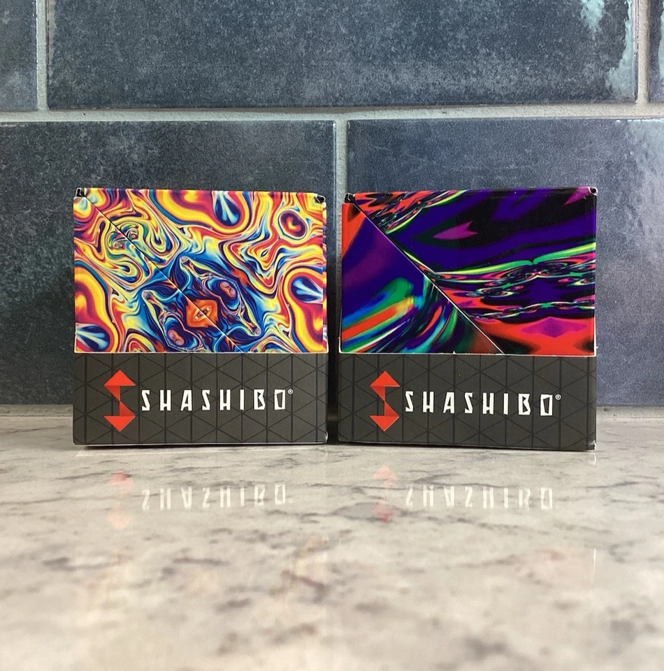 SASHIBO Shape Shifting Box Fidget Cube *Set of 2*  CHAOS and SPACED OUT   NEW - Image 1 of 4