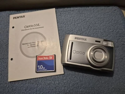 Pentax Optio 33L Digitalkamera 3.2MP  LCD USB Zoom - Bild 1 von 4