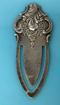 Vintage Sterling Silver 925 Wallace Fancy Victorian Edged Bookmark 4.5g - Image 1 of 4