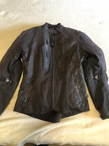 Chaqueta de moto blindada para mujer Joe Rocket talla mediana con forro de cremallera - Imagen 1 de 10