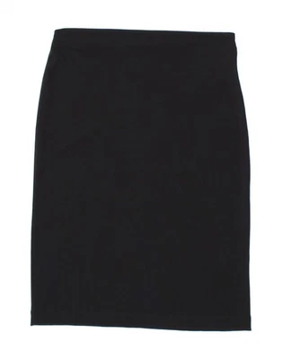 J. CREW Womens Petite Straight Skirt Small W30  Black Rayon AU07 - Image 1 of 3